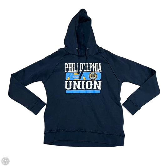 Sweatshirt Hoodie By 5th And Ocean In Navy, Size: L