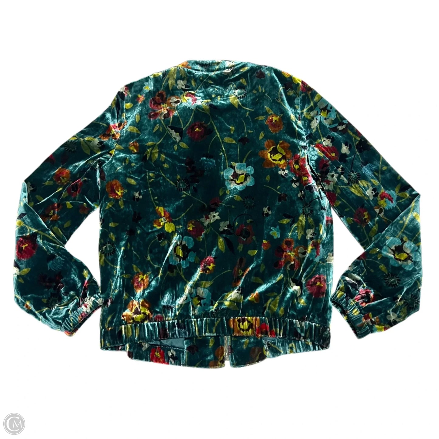 Jacket Other By Loft In Green & Red, Size: Xs