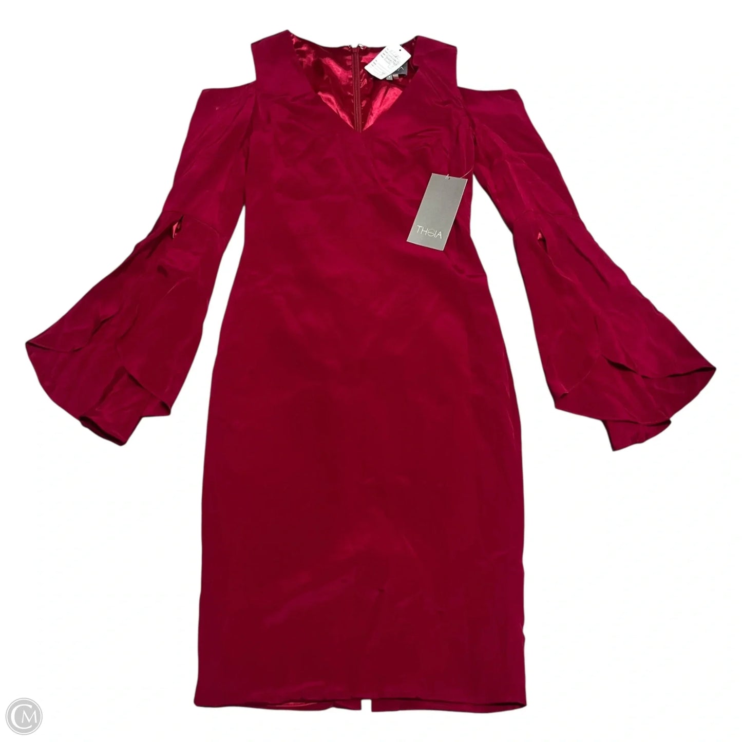 Dress Party Short By Theia Couture In Red, Size: M
