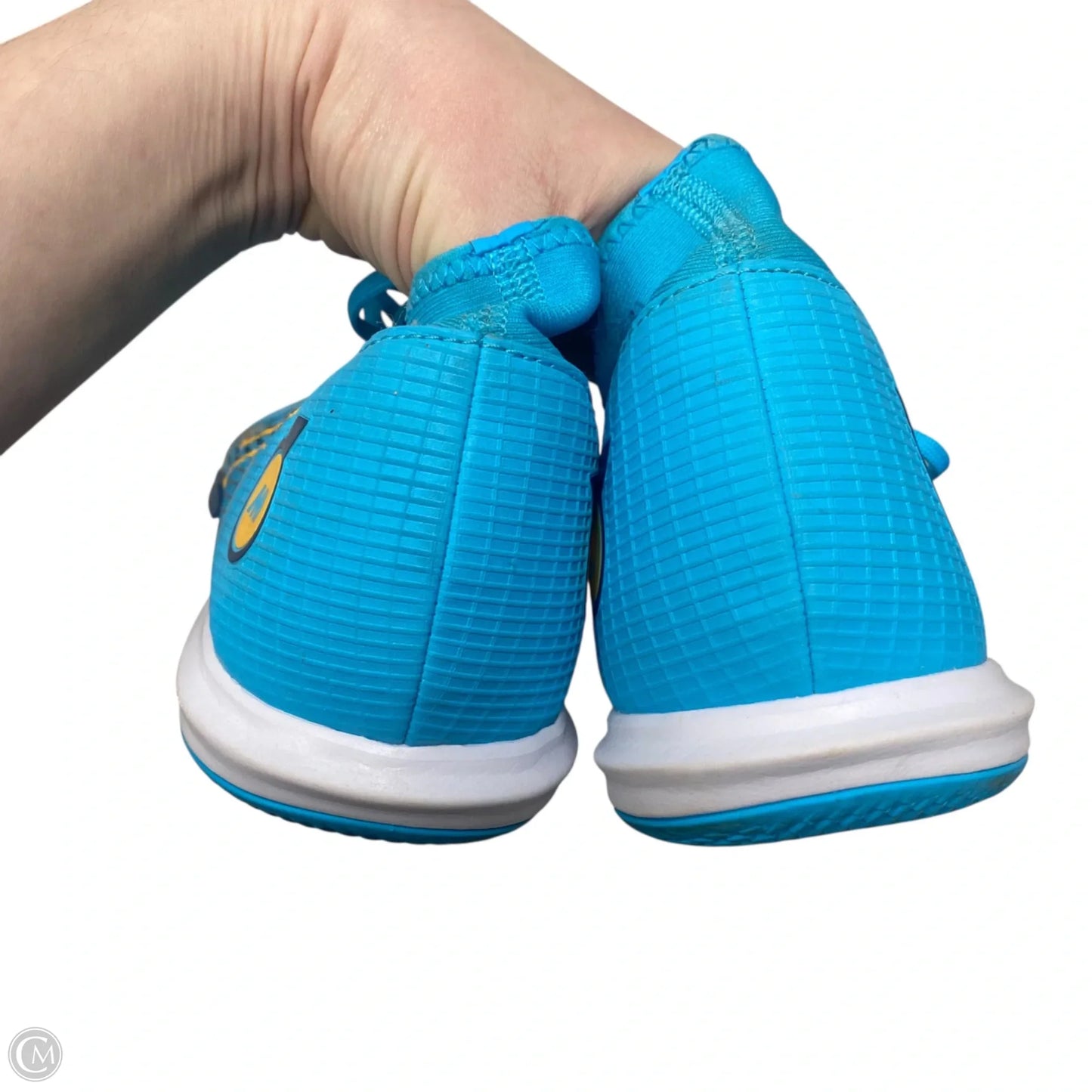 Shoes Athletic By Nike In Blue & Yellow, Size: 9.5