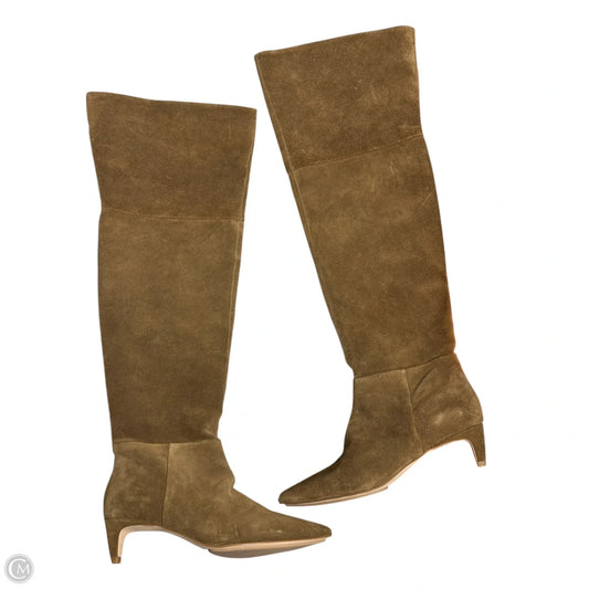 Boots Knee Heels By Vince Camuto In Tan, Size: 8.5