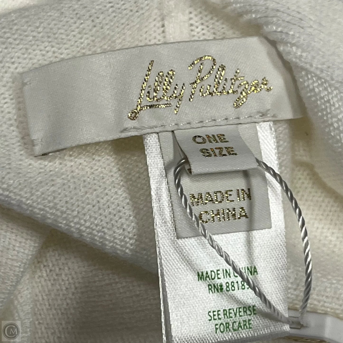 Shawl Designer By Lilly Pulitzer In Cream, Size: Osfm