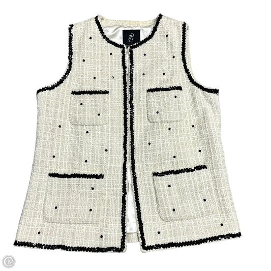 Vest Other By Rachel Zoe In Black & Cream, Size: L