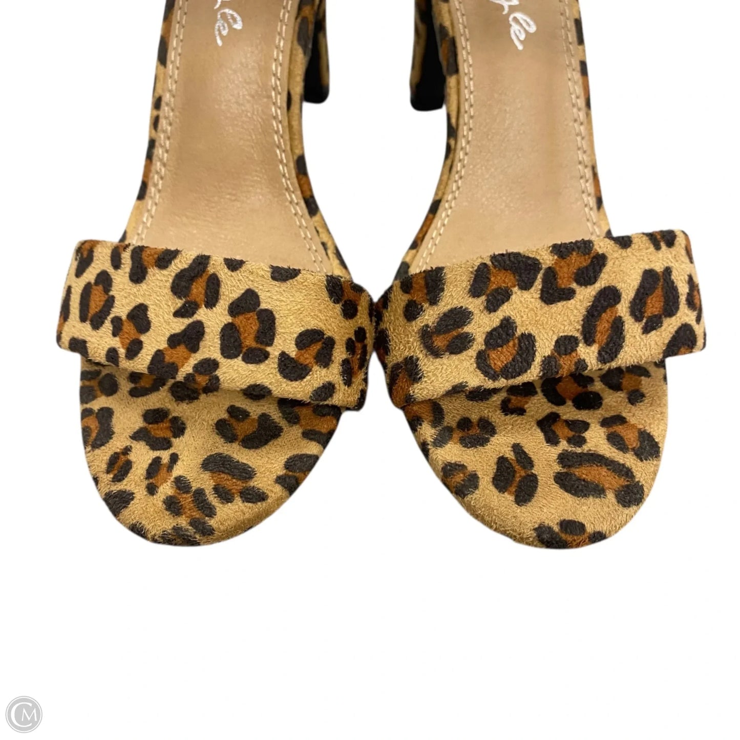 Sandals Heels Stiletto By Herstyle In Leopard Print, Size: 6