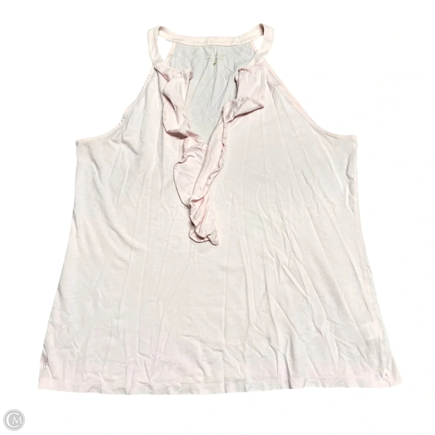 Top Sleeveless Designer By Lilly Pulitzer In Pink, Size: Xl