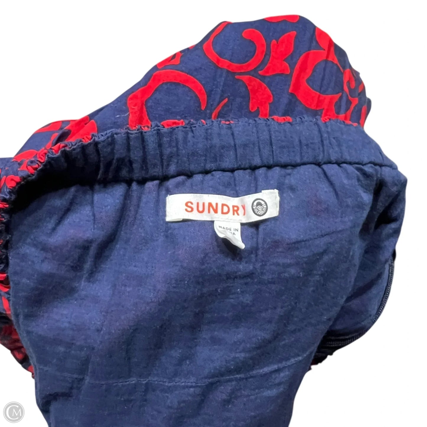 Dress Casual Maxi By Sundry In Blue & Red, Size: Xs