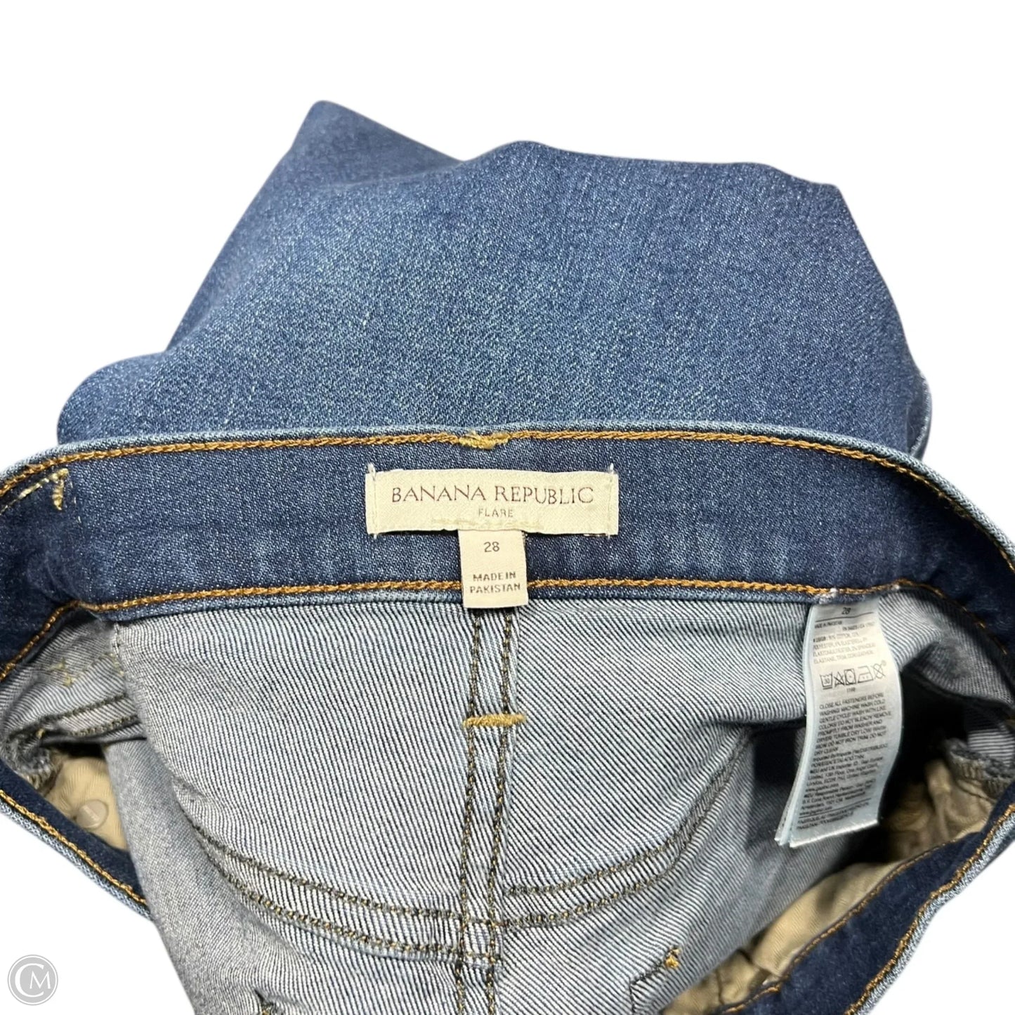 Jeans Boot Cut By Banana Republic In Blue Denim, Size: 6