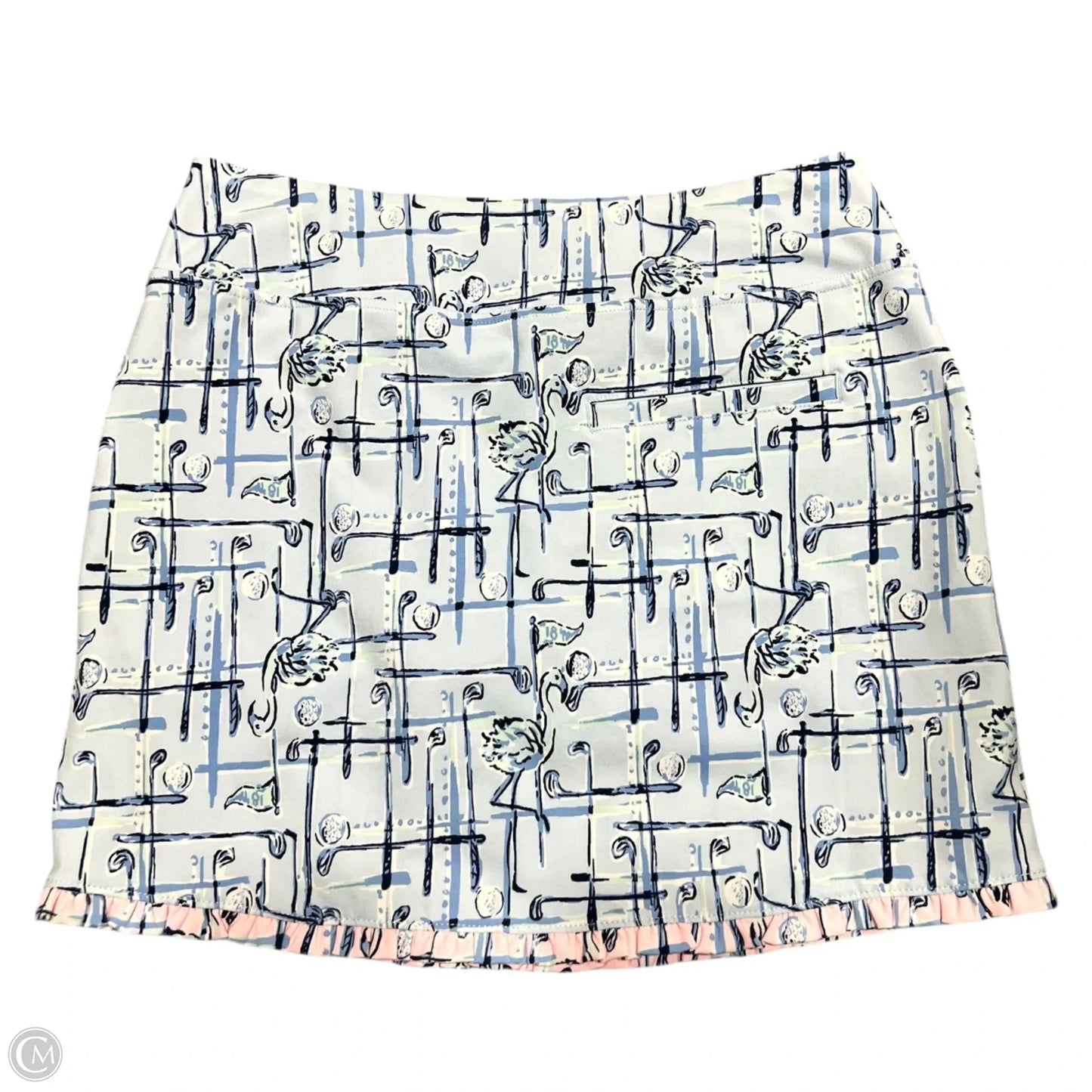 Skort Designer By Lilly Pulitzer In Blue & Pink, Size: 2