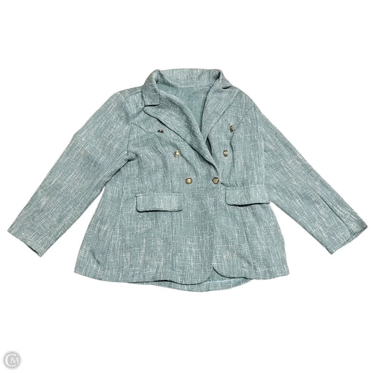 Blazer By Hapsho In Blue, Size: 1x