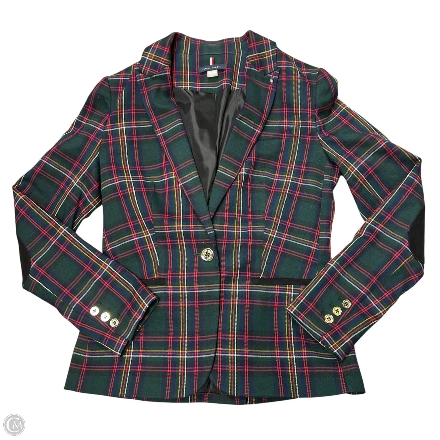 Blazer By Tommy Hilfiger In Green & Red, Size: S