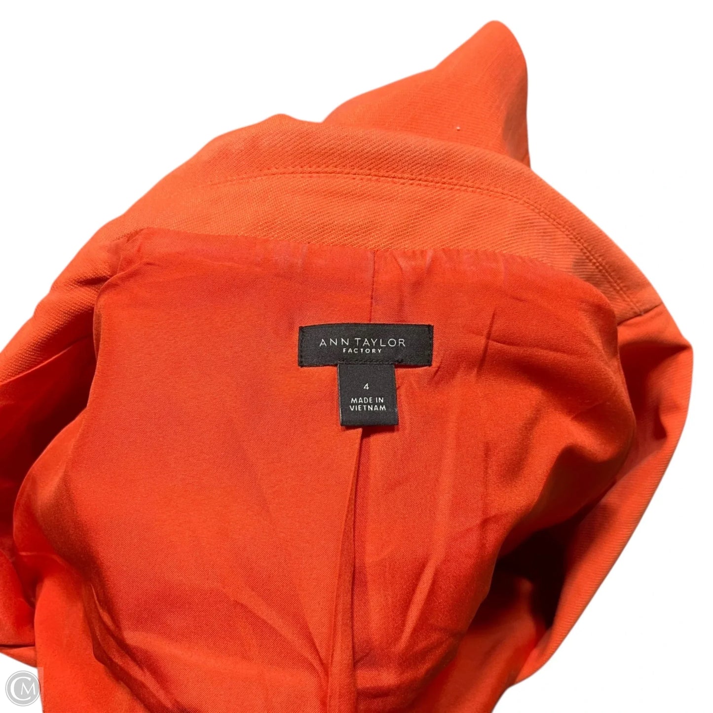 Blazer By Ann Taylor In Orange, Size: S