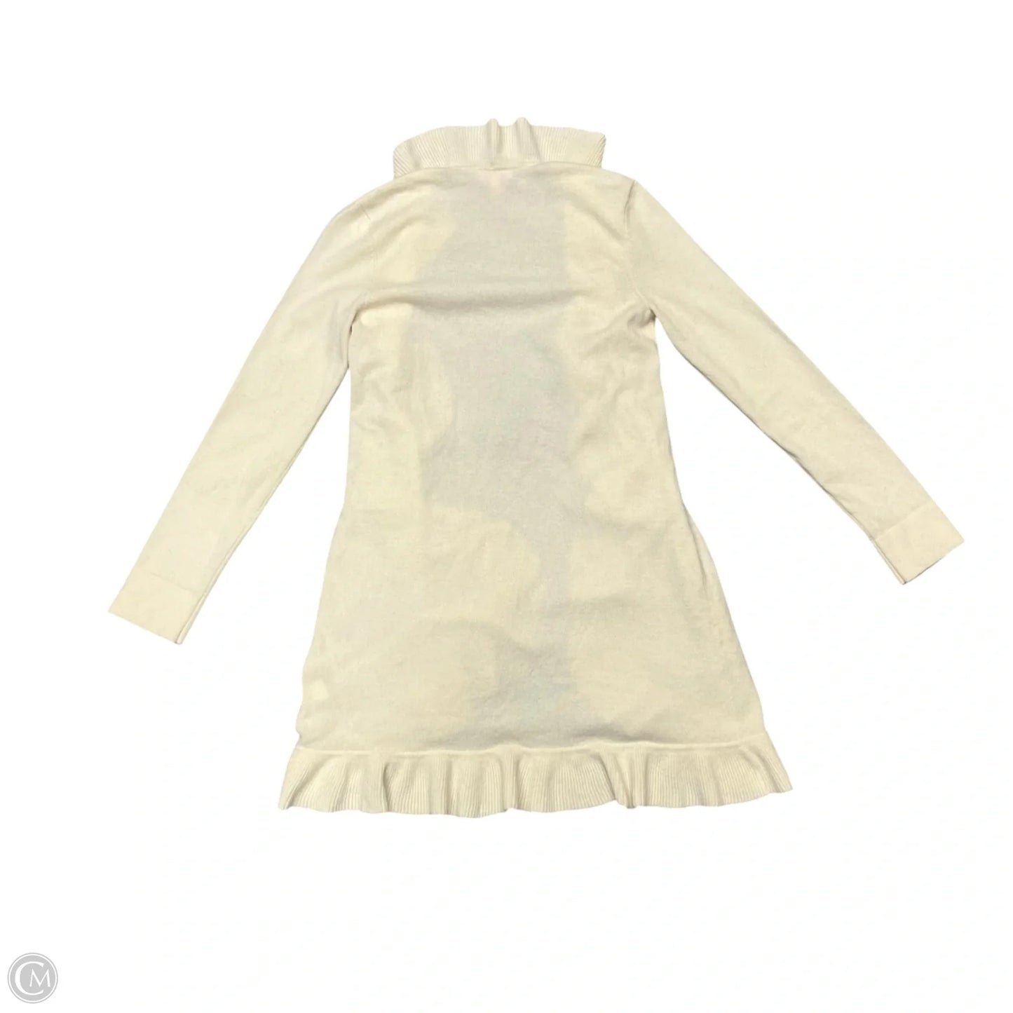 Sweater Cardigan Designer By Lilly Pulitzer In Cream, Size: S