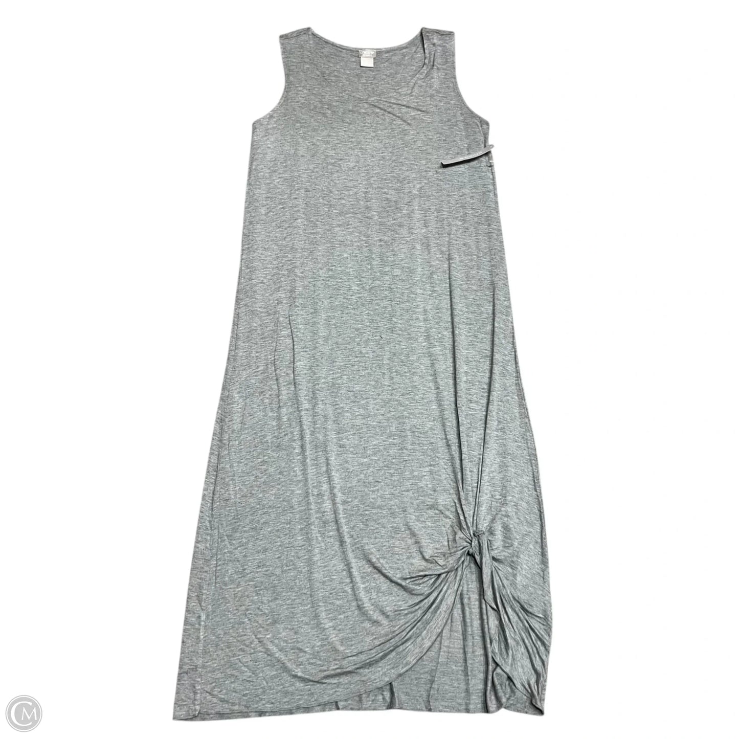 Dress Casual Maxi By Chicos In Grey, Size: M