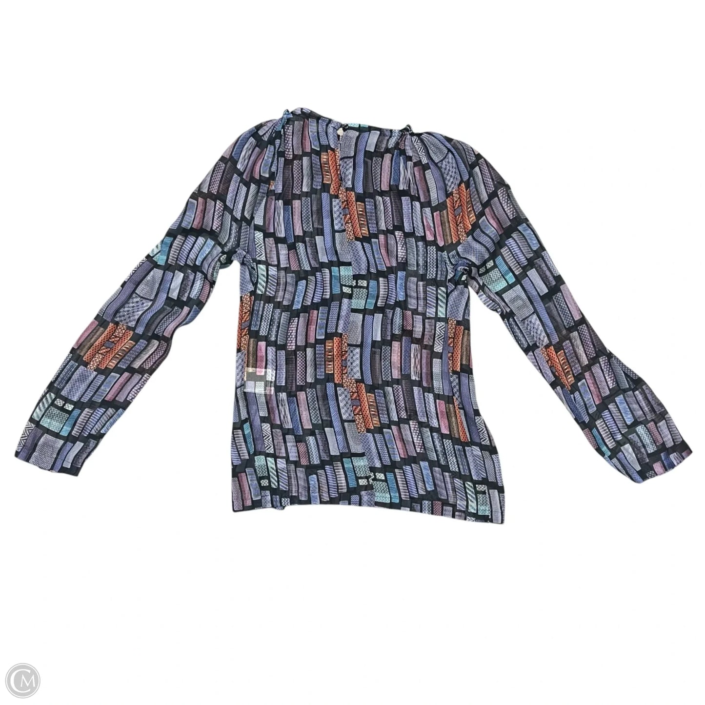Top Long Sleeve Designer By See By Chloe In Blue & Purple, Size: S