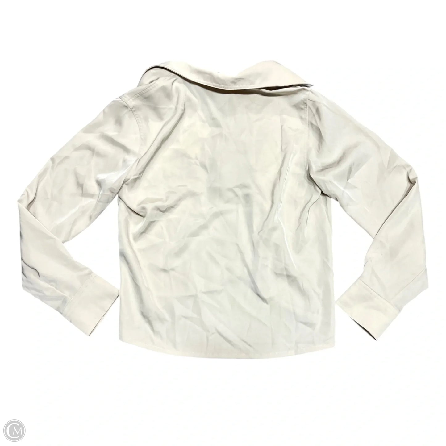 Top Long Sleeve By Banana Republic In Tan, Size: S