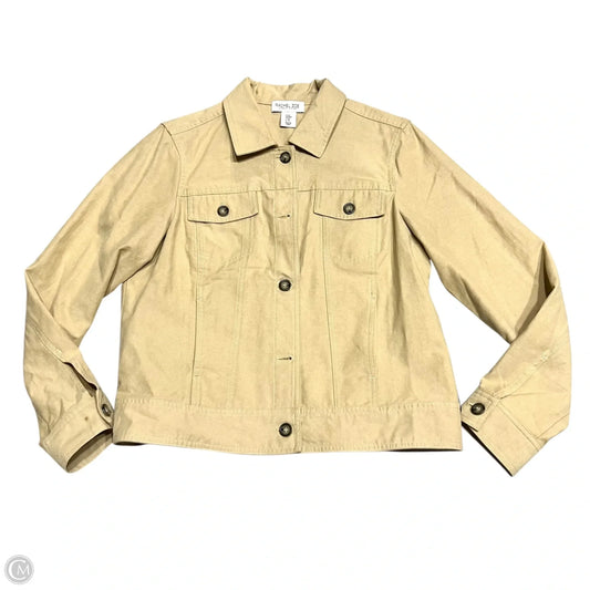 Jacket Denim By Rachel Zoe In Tan Denim, Size: M