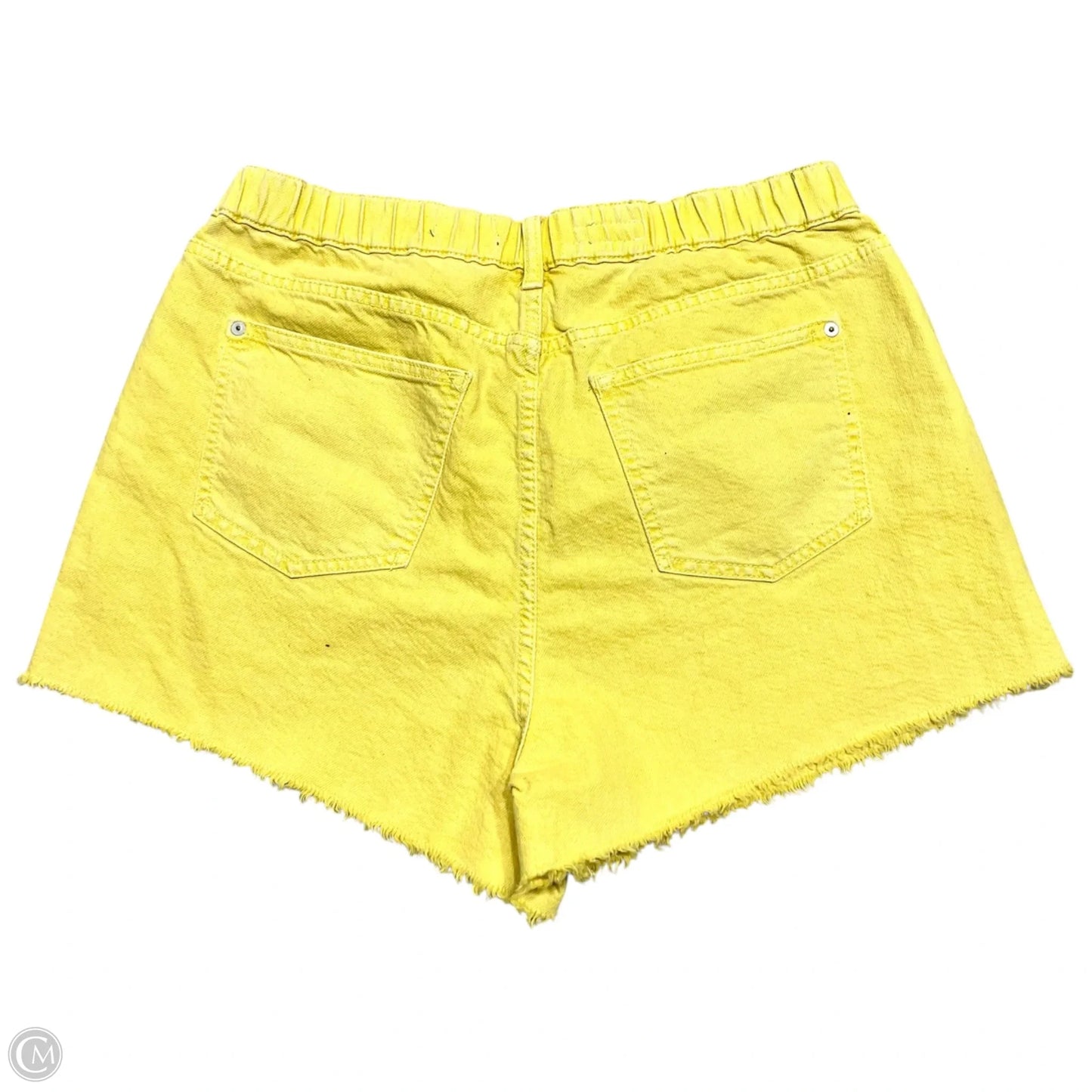 Shorts By Pilcro In Yellow Denim, Size: 12