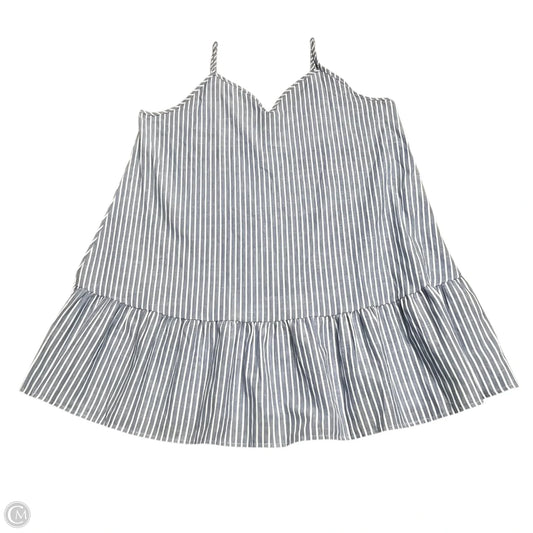 Dress Casual Short By Shein In Blue & White, Size: 3x