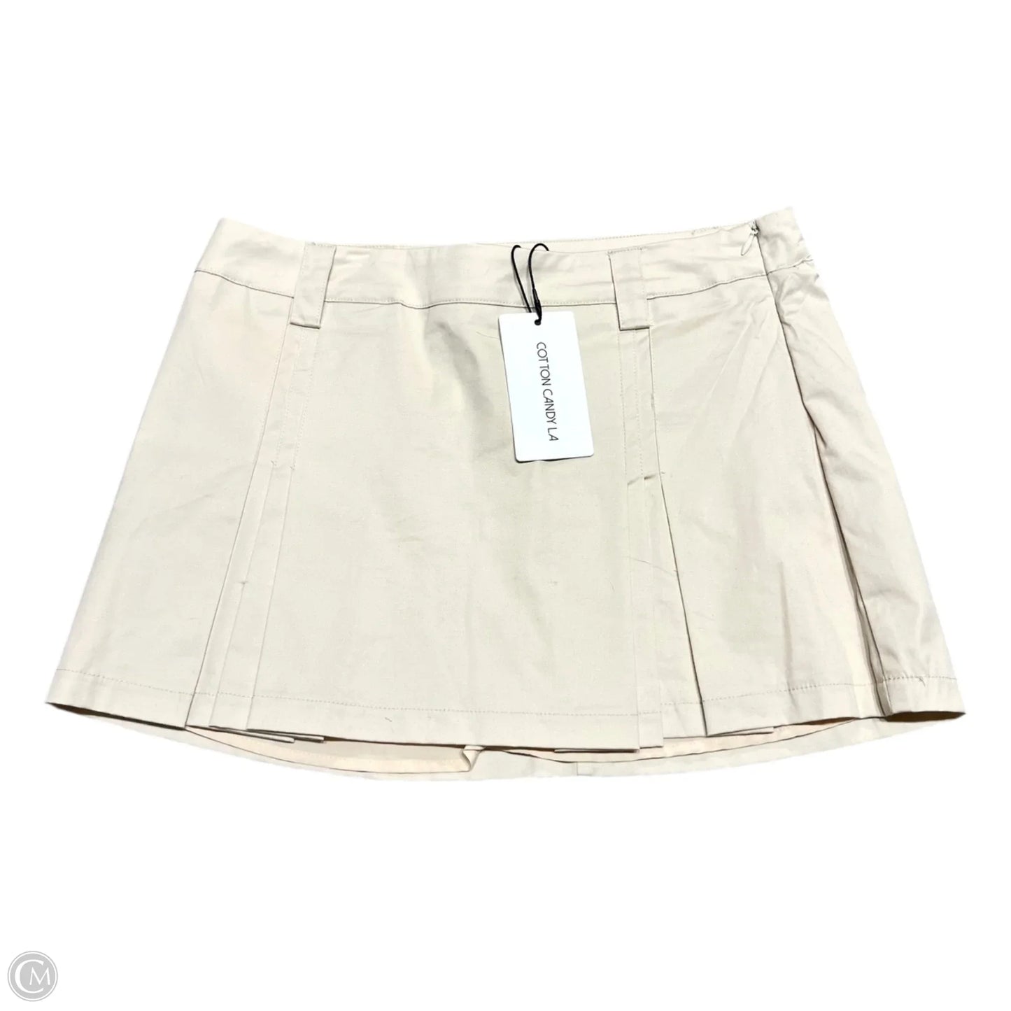 Skirt Mini & Short By Cotton Candy In Cream, Size: 8