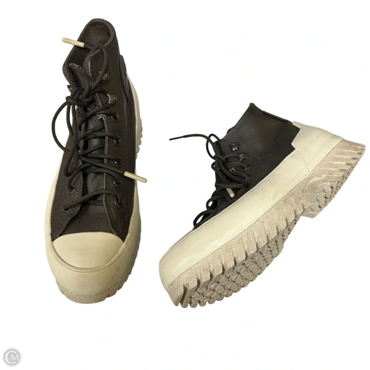 Shoes Sneakers By Converse In Brown & Cream, Size: 6.5