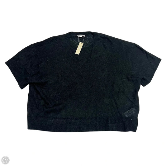 Sweater Short Sleeve By J. Crew In Black, Size: 2x