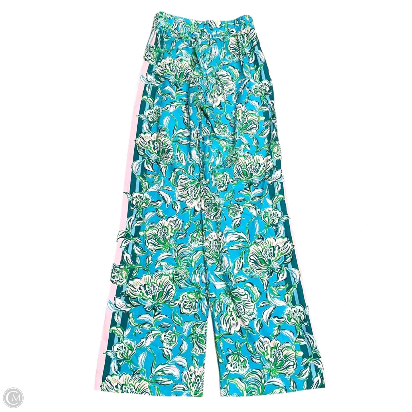 Pants Designer By Lilly Pulitzer In Blue & Green, Size: Xxs