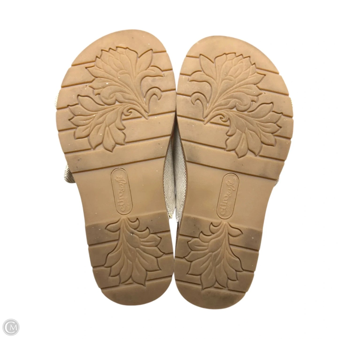 Sandals Flats By Sofft In Gold, Size: 6
