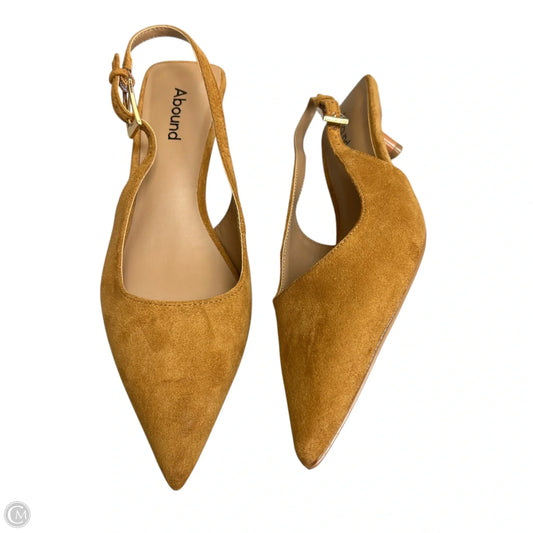 Shoes Heels Kitten By Abound In Tan, Size: 6.5
