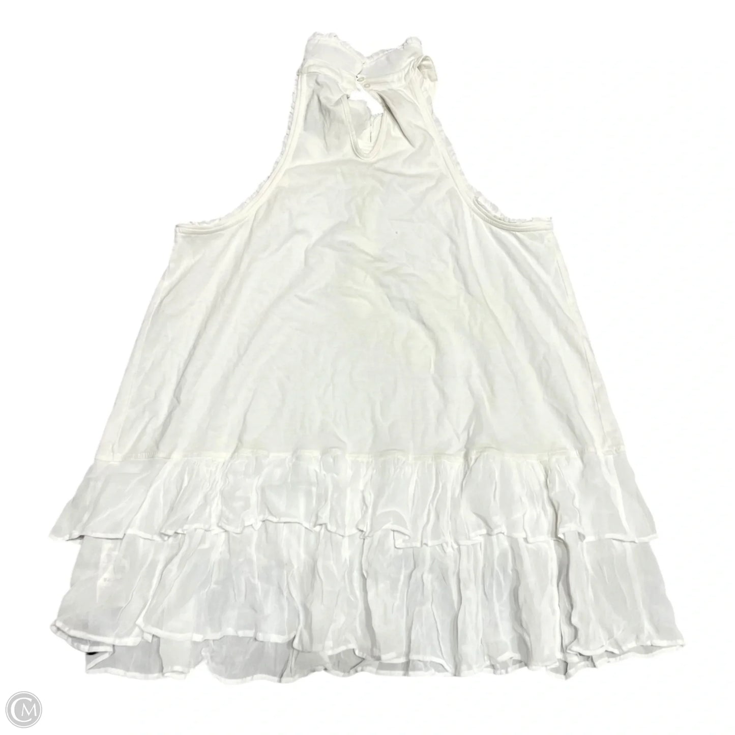 Top Sleeveless By Maeve In White, Size: L