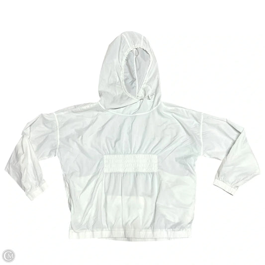 Athletic Jacket By Athleta In White, Size: S