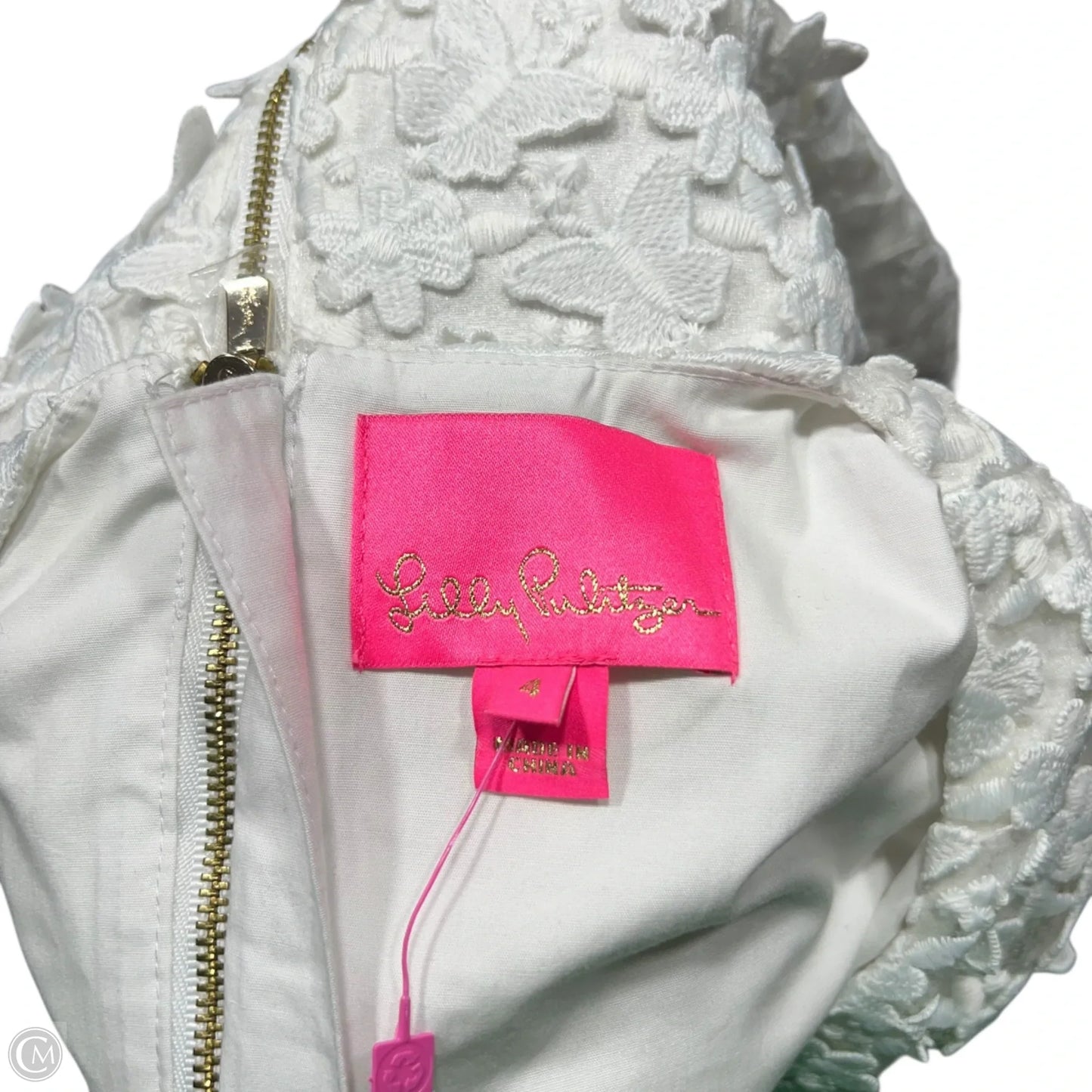 Dress Designer By Lilly Pulitzer In White, Size: S