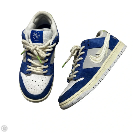 Shoes Sneakers By Nike In Blue & Green, Size: 7