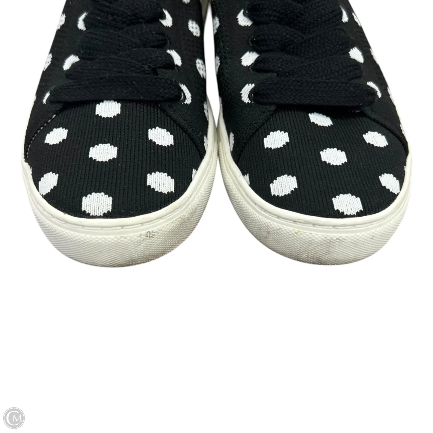 Shoes Designer By Kate Spade In Black & White, Size: 7