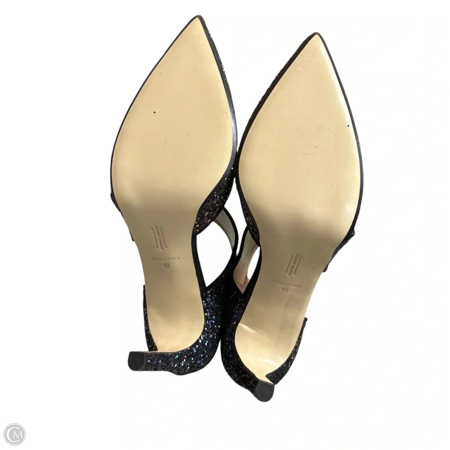 Shoes Heels Stiletto By Hobbs London In Black & Purple, Size: 11.5
