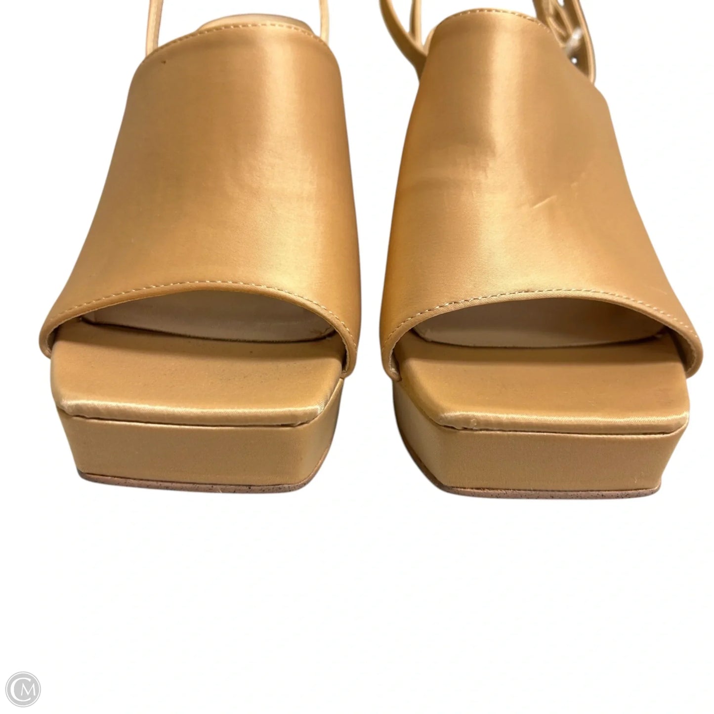 Sandals Heels Block By Circus By Sam Edelman In Tan, Size: 8.5