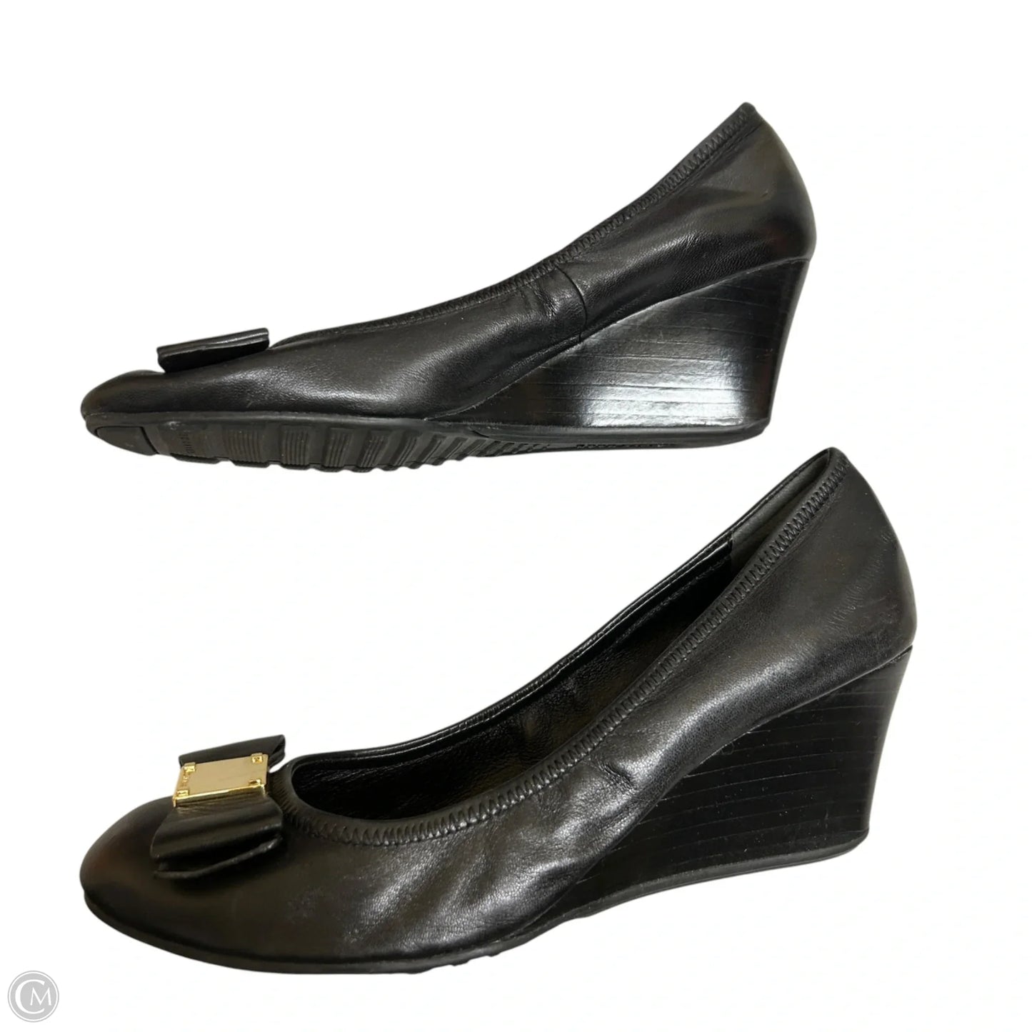 Shoes Heels Wedge By Cole-haan In Black, Size: 6.5