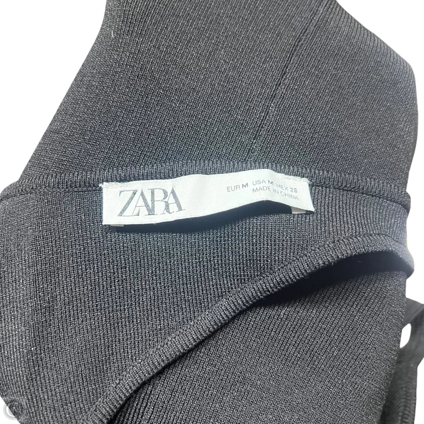 Dress Casual Maxi By Zara In Black, Size: M
