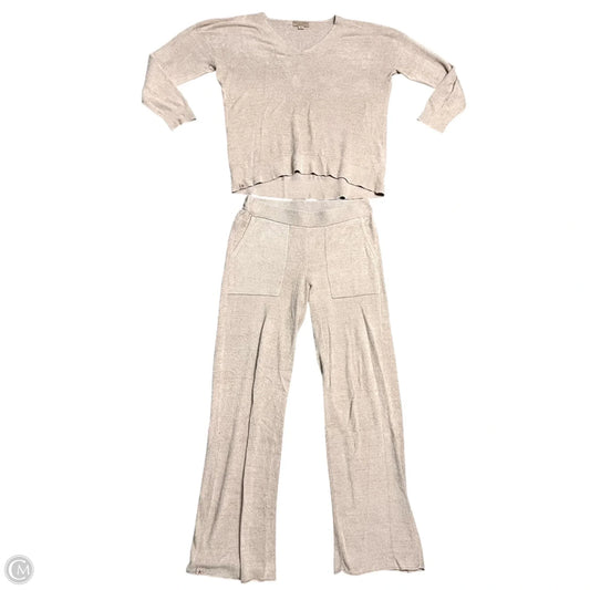 Pants Set 2pc By Barefoot Dreams In Tan, Size: S