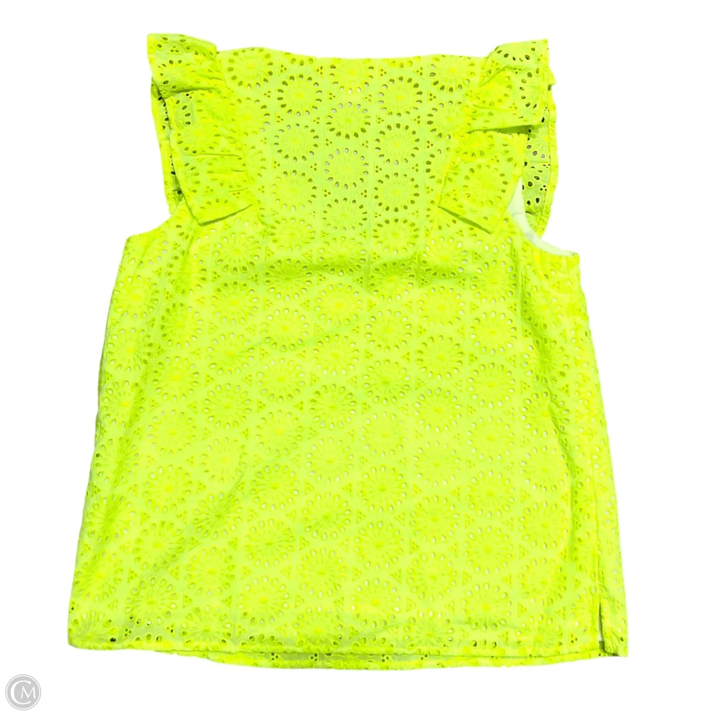 Top Sleeveless Designer By Lilly Pulitzer In Yellow, Size: S
