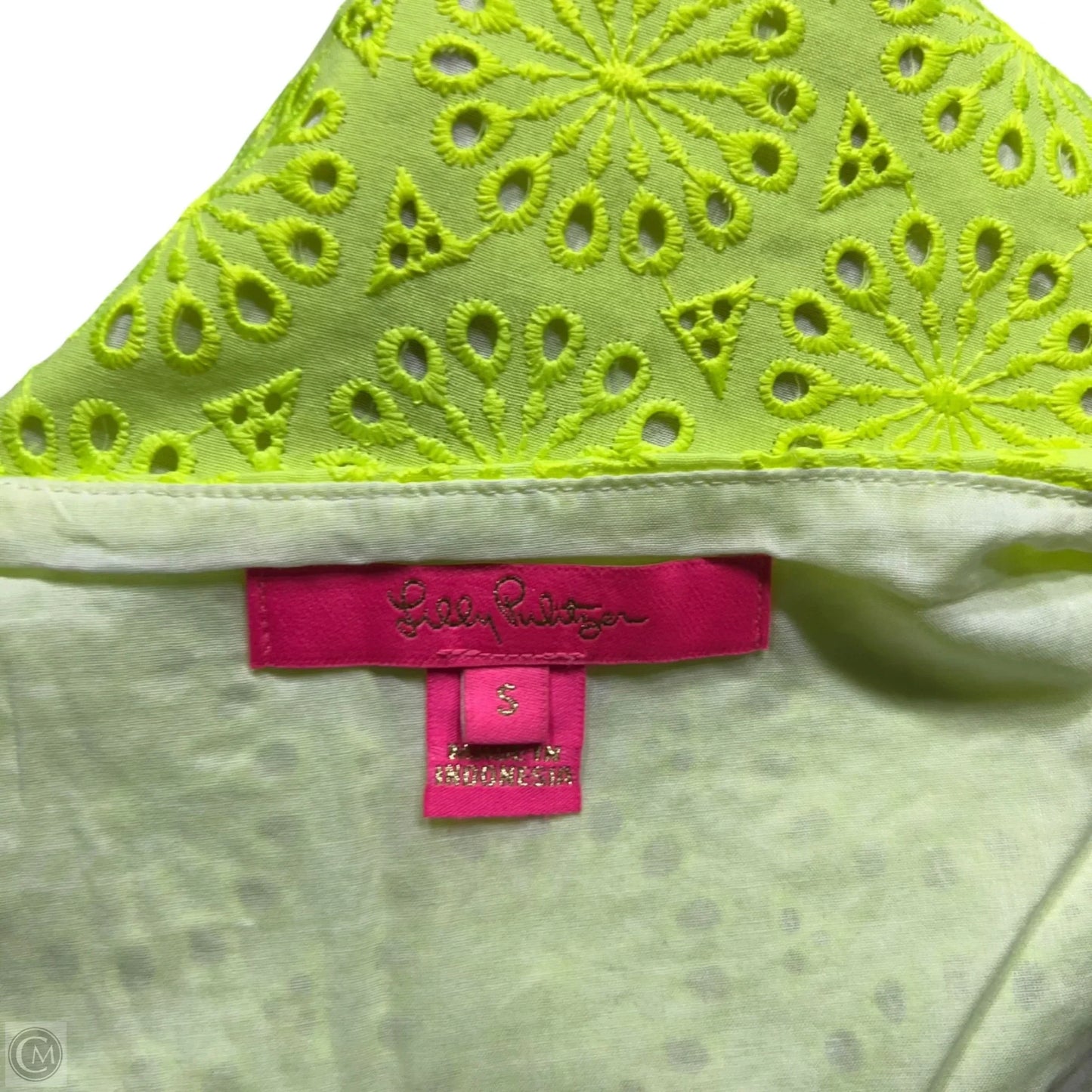 Top Sleeveless Designer By Lilly Pulitzer In Yellow, Size: S