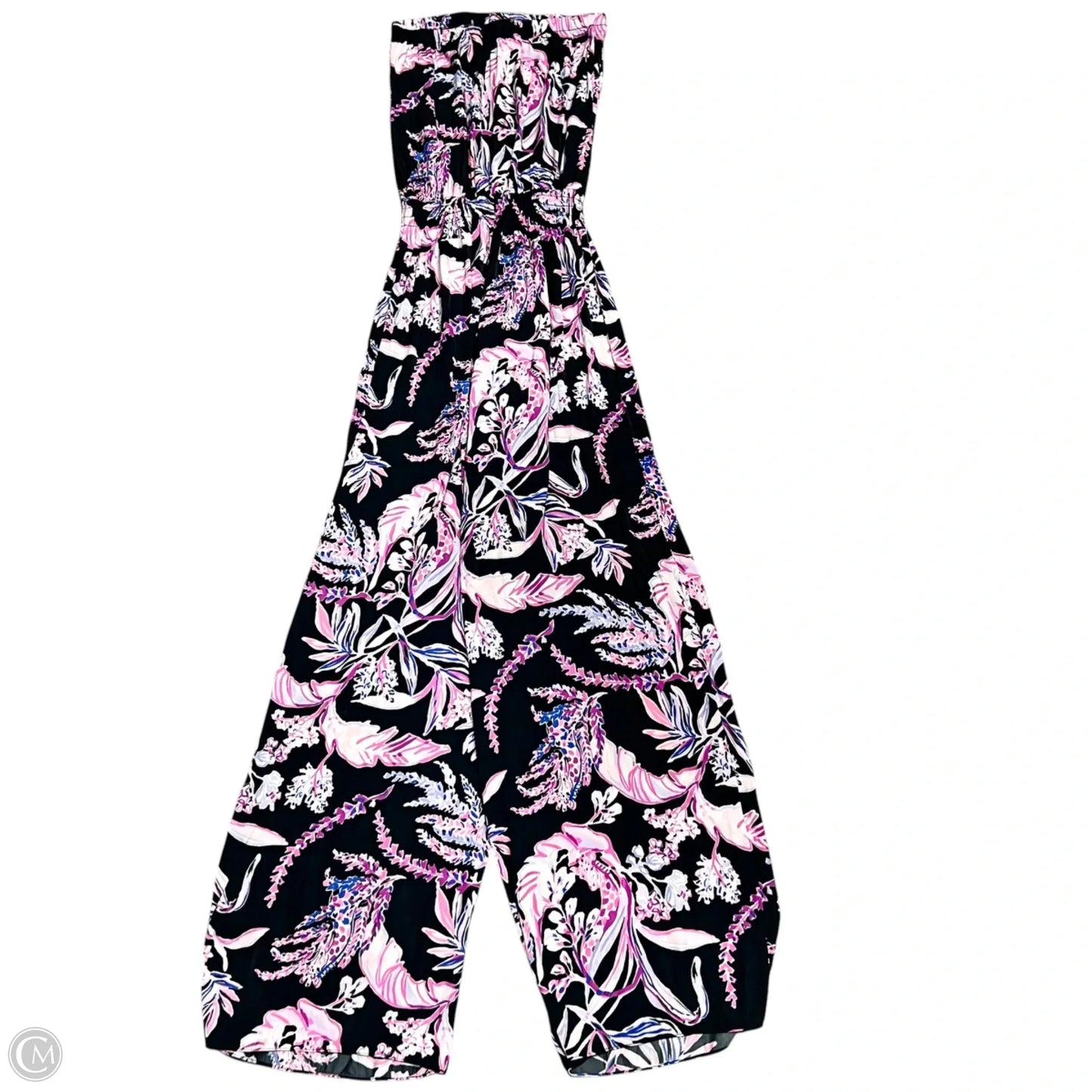 Jumpsuit Designer By Lilly Pulitzer In Black & Purple, Size: Xs
