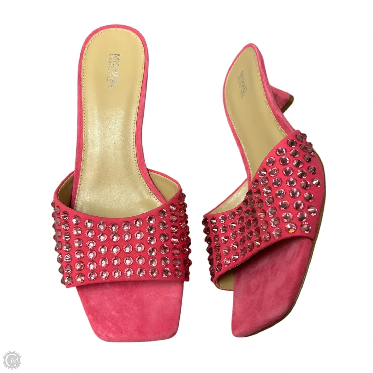 Sandals Heels Kitten By Michael By Michael Kors In Pink, Size: 10