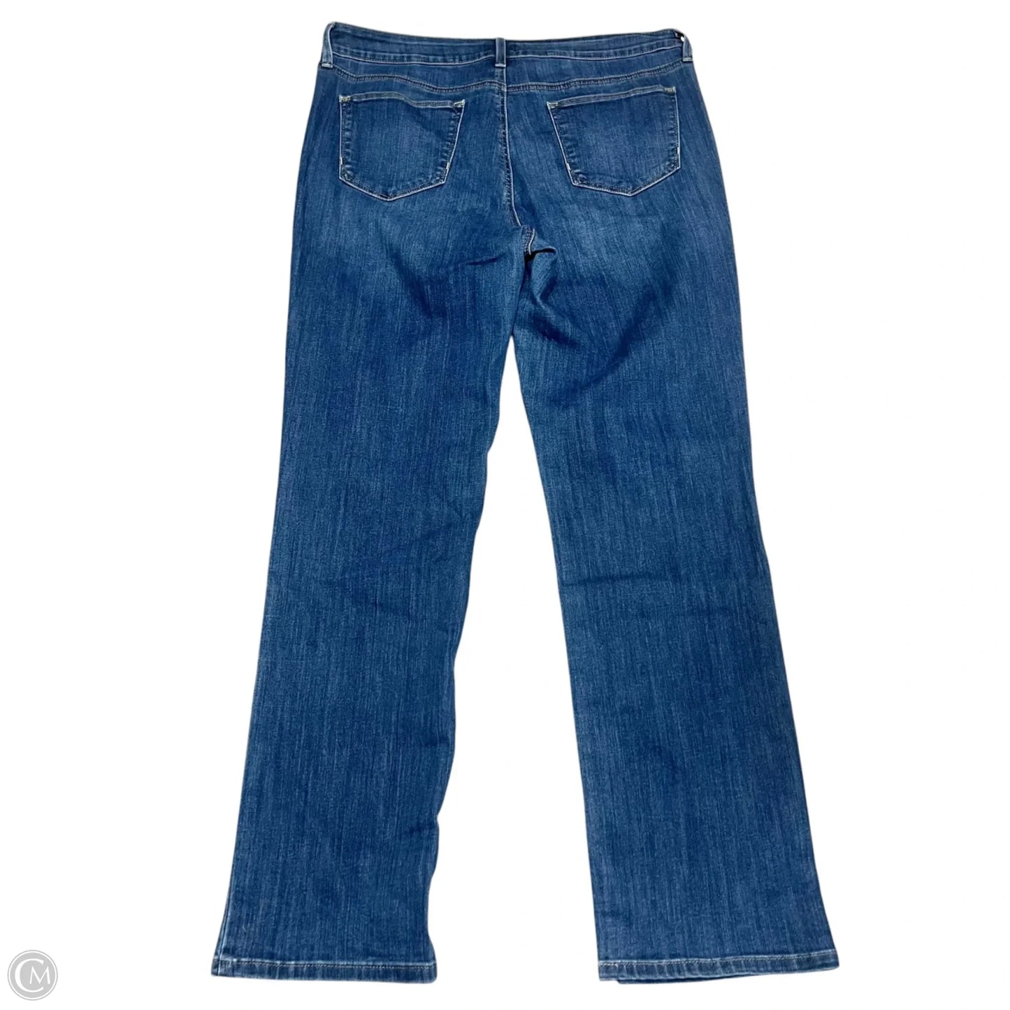 Jeans Straight By Not Your Daughters Jeans In Blue Denim, Size: 16