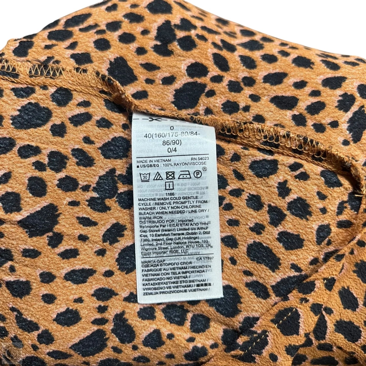 Skirt Maxi By Gap In Leopard Print, Size: 0