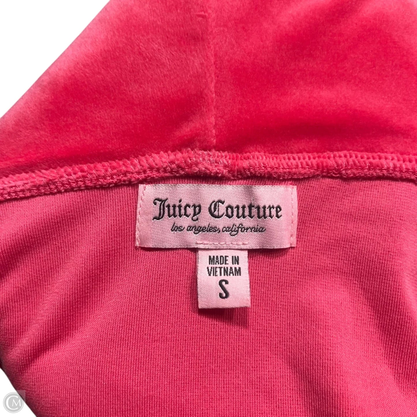 Sweatshirt Hoodie By Juicy Couture In Pink, Size: S