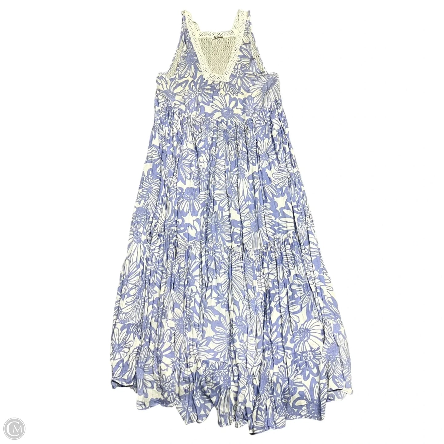 Dress Casual Maxi By Free People In Purple & White, Size: S