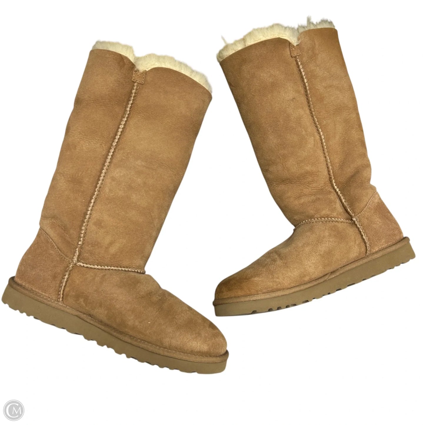 Boots Designer By Ugg In Tan, Size: 9