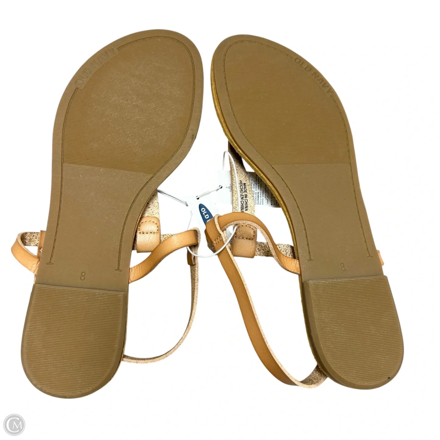 Sandals Flats By Old Navy In Tan, Size: 8