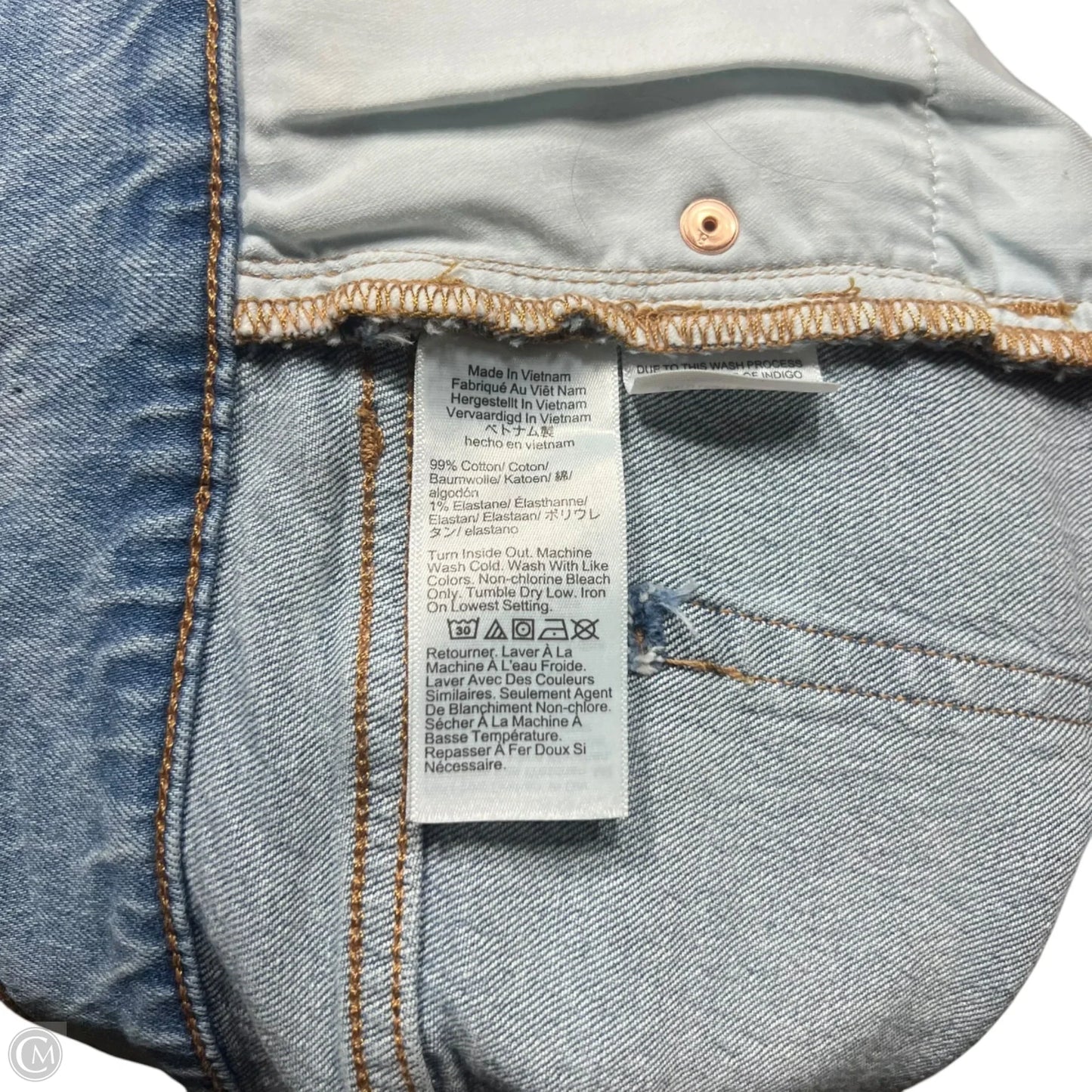 Jeans Wide Leg By J. Crew In Blue Denim, Size: 8