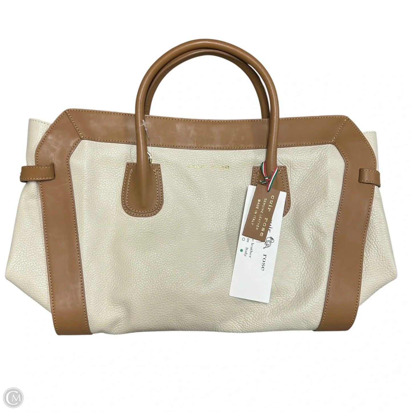 Handbag Leather By Cuir Rose, Size: Medium